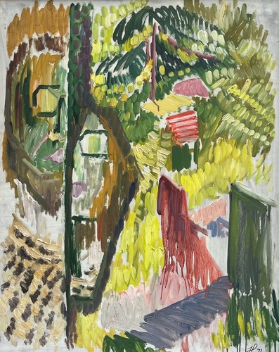 Peinture huile - peinture, à