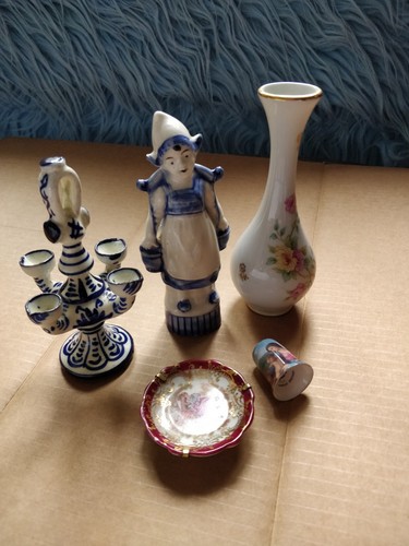 Lot objets vitrine - lot,