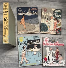 Lot 4 Romans Adam Et Eve jean