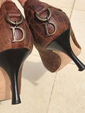 Chaussures escarpins Dior en cuir marron  Pt 39
