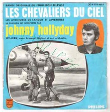 Johnny HALLYDAY   Les chevaliers du ciel        7" 45 tours SP