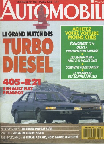Automobile magazine 501 - magazine, n°501