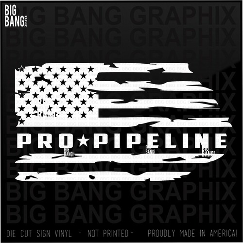 Pro pipeline vinyl decal - pro,