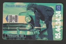 Télécarte France publique : F487.980 - Peugeot Assistance 2 - Verte - 120u