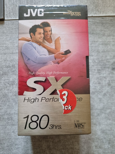 Vidéo vierge vhs jvc - k7, vierge,vhs