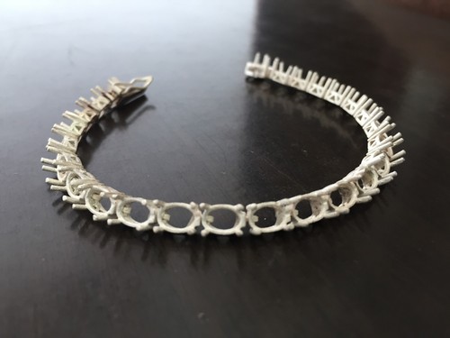 Bracelet tennis argent - bracelet, de
