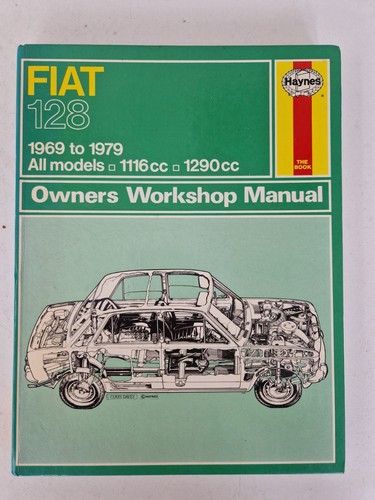 Fiat 128 haynes manual 1969 - 128, to