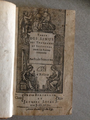 Schoten table des - schoten, /