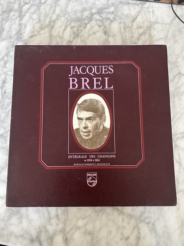Jacques brel coffret disques - coffret, 5