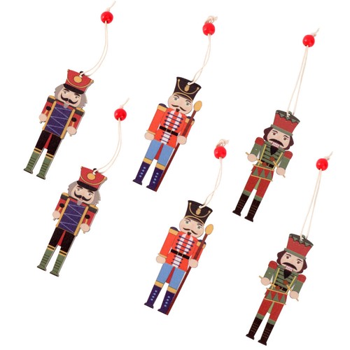 Pcs pendentif soldat - 9, noyer