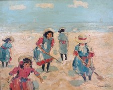 Jeux de plage- HSP signée Schouten ? - IMPRESSIONNISME