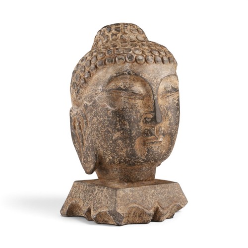 Chinese carved stone buddha - chinese,