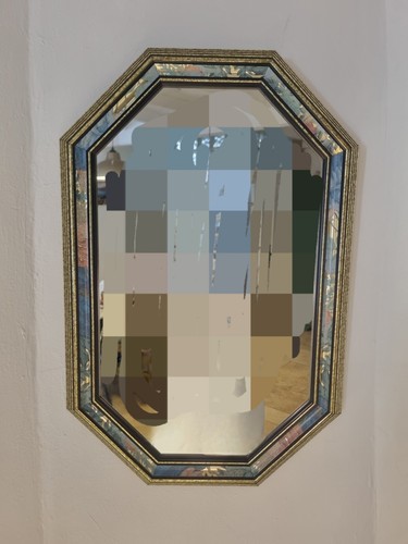 Superbe miroir cadre fleuri - superbe,