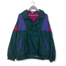 Anorak Vintage Vert Et Violet