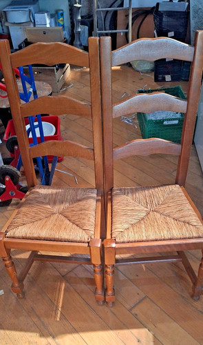 Chaise salle manger bois - de, a