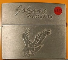 22D - Johnny HALLYDAY 2 CD Lorada Tour - Boitier Métal Briquet  532247 Bercy 95