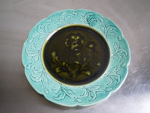Assiette faience rubelles - faience,