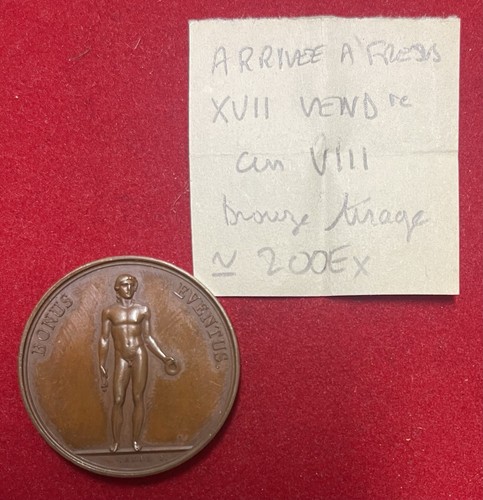 Rare medaille arrivee de - medaille, "