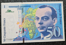 FRANCE - FRANCIA - FRENCH NOTE - BILLET DE 50 FRANCS ST EXUPERY 1994 NEUF/UNC.