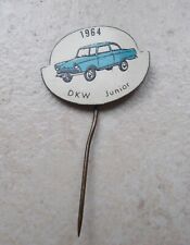 DKW Junior badge voiture auto automobilia revers pin 1964 vintage emblème logo