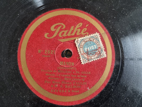 Disque ancien pour gramophone - disque,