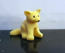 PLAYMOBIL LE PETIT RENARD POLAIRE BLANC JAUNE ANIMAL  FORET MONTAGNE SAUVAGE