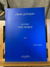 Gounod Ave Maria partition piano seul éditions Combre
