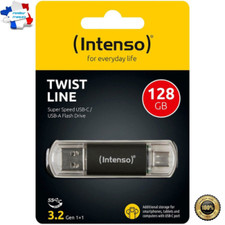 Clé usb Intenso Twist Line 128 GB Sortie USB USB-C USB 3.2 Transfert de Donnée