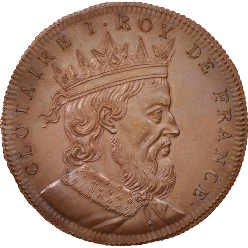 France medal clotaire i - france,, medal,