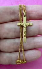 1930 ANCIEN PENDENTIF CROIX ET