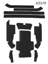 Kawasaki 750SX 750 SX SXI PRO Jet Ski Kit Hydro-Turf HT67F NOIR GROOVE