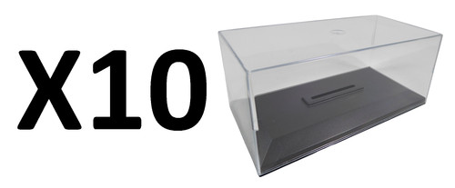 Lot boites vitrine - 10,