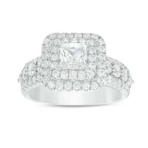 14k plaqué blanc double - 14k,