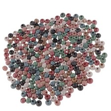 1 Paquet De Perles En Bois à