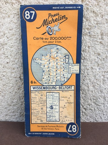 Ancienne carte michelin no - ancienne, /