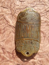 PLAQUE VELO CYCLES LAITON NANTERRE SEINE THOMANN ELEPHANTS