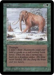 Magic mtg war mammoth - mtg,