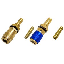 Raccord rapide gaz et eau pour 8mm pour tube laiton pour machines à souder TIG