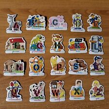 Collection Gervais/ Alphabet / 20 Magnets Différents 