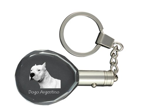 Dogue argentin porte clés - dogue, porte-clés