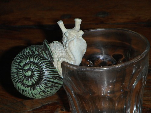 Escargot résine figurine -  escargot,