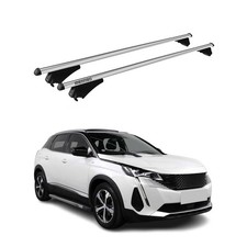 Tiger Barres de toit transversales pour Peugeot 3008 2021-2025 Gris