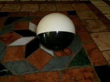 Sucrier boule à sucre en plastique  noir & blanc