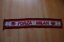 écharpe de foot vintage collector AC MILAN   Rouge Taille
