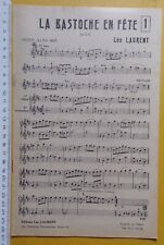 partition musette 4 javas et 4 valses - saxo alto mi b - Ed. Léo Laurent