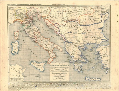 Gravure ancienne carte