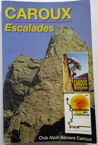 Topo escalade caroux - d'escalade, "caroux