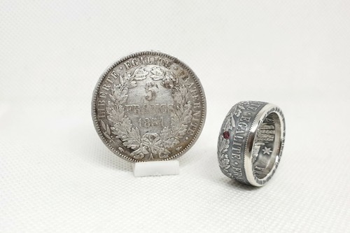 Bague pièce monnaie - pièce, 5