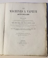 Rare 1881 Les Machines à