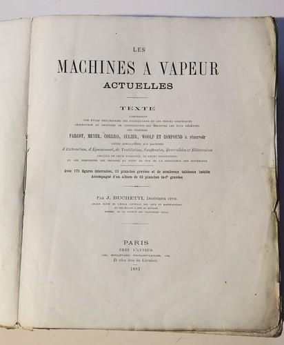 Rare 1881 les - 1881, machines
